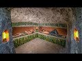 Build The Secret Hidden Underground House Under Termite Mound