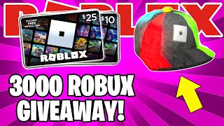 3000 FREE ROBUX GIVEAWAY! + NEW LEAKED RGB HAT ON ROBLOX?! AND MORE!