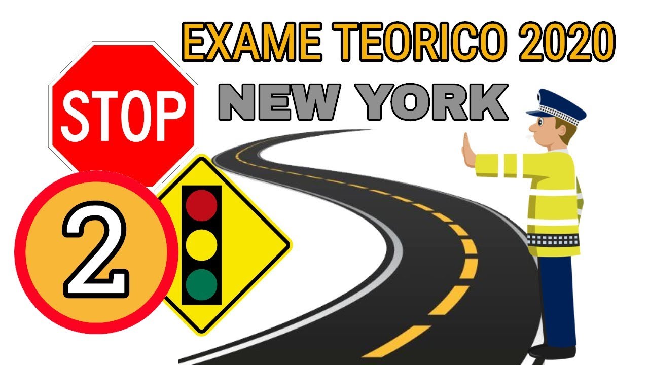 2020 EXAMEN ESCRITO DE MANEJO DE NEW YORK 2 PREGUNTAS DMVLICENCIA DE