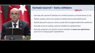 Kamuda Tasarruf ve Verimlilik Paketi açıklanıyor