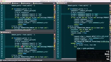 Window Splits and Tabs in PyCharm