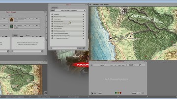 Fantasy Grounds Unity  - An Example on How to Organize your DM Screen