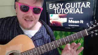 How To Play Mean It (Gracie Abrams) // guitar tutorial beginner lesson tabs easy chords beginner