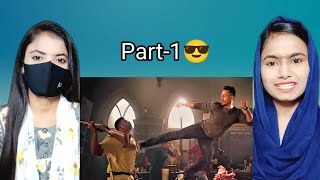 Reaction on Baaghi 2 Police Station Fight Scene Part-1/Baaghi 2 Best scene /Tiger Shroff/DishaPatani