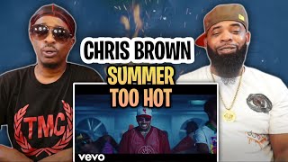 AMERICAN RAPPER REACTS TO -Chris Brown - Summer Too Hot (Official Video)