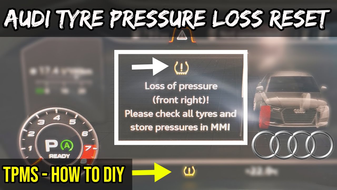How To Store Tyre Pressure In Mmi Audi A3