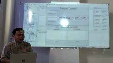 Demo Aplikasi Kriptografi Menggunakan Algoritma Transposisi Columnar dan RSA Berbasis Desktop JAVA