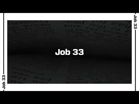 Job 33 Bible Reading | NIV