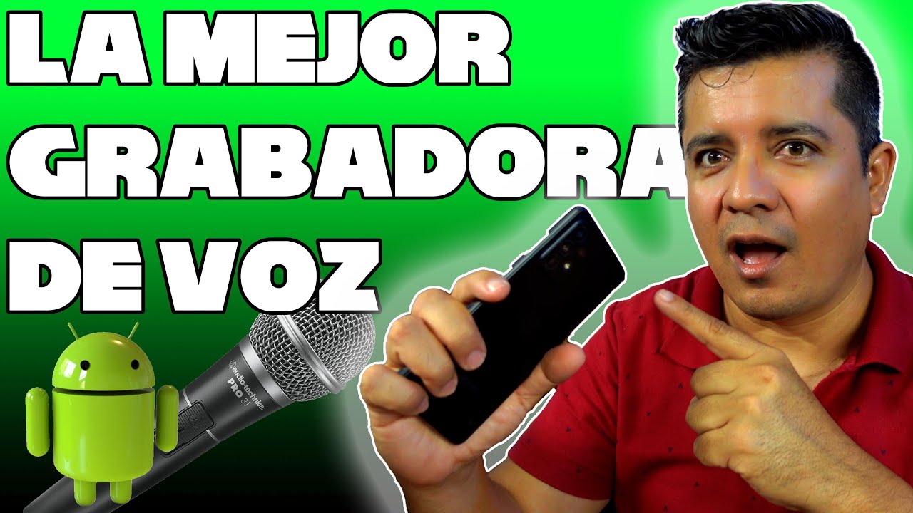 La MEJOR GRABADORA de VOZ para android, cómo grabar voz en android 