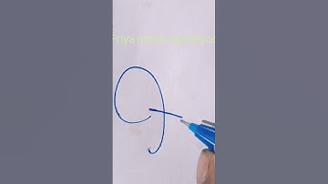 P letter style signature #shortvideo #viral #shorts