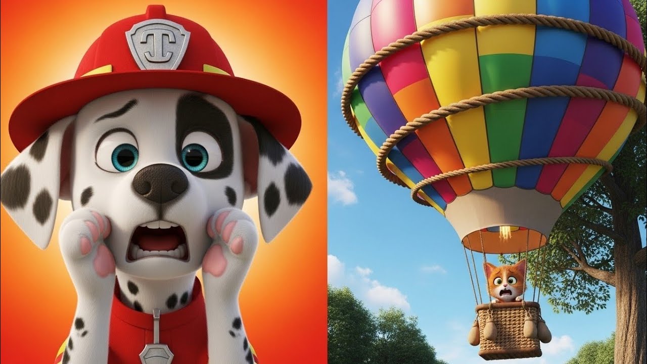 ​🔴 PAW RESCUE! The Runaway Hot Air Balloon Mystery! 🎈 (3D Animation for Kids)
