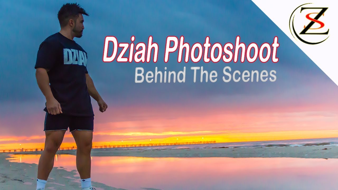 Photoshoot behind the scenes for Dziah ft Billie Paea - Zak Safari
