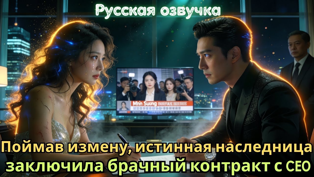 Поймав измену, истинная наследница заключила брачный контракт с CEO #дорама #2025