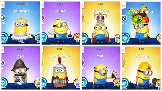 Minion Rush Ballerina Vs Cupid Vs King Bob Vs Vacationer Vs Dad Vs Legionary Vs Mel Vs Worker 4 4