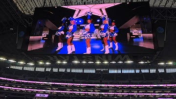 The Most Visually Amazing View of Thunderstruck Pregame Performance 2025-2026 Squad