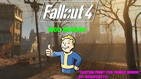 "Custom Paint for Power Armor" Mod Review