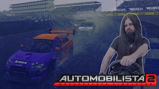 Lancer Evo Heavy Rain Racing at Bathrust - Automobilista 2