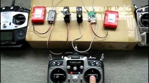 FrSky FASST compatible receiver vs Genuine Futaba receiver test #1