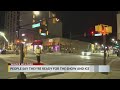 Winter weather prep underway in downtown Greenville