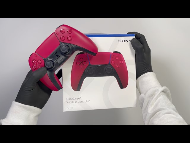 Unboxing Sony PS5 DualSense Wireless Controller - Cosmic Red
