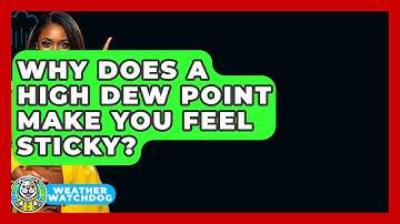 Why Does A High Dew Point Make You Feel Sticky? - Weather Watchdog