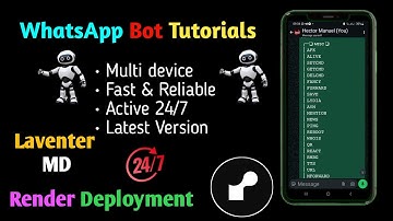 Create WhatsApp Bot | How to deploy Levanter Bot on Render | WhatsApp Bot Tutorials