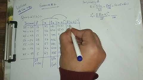 Coefficient of Variation | Variance and Standard Deviation (Hindi/Urdu)