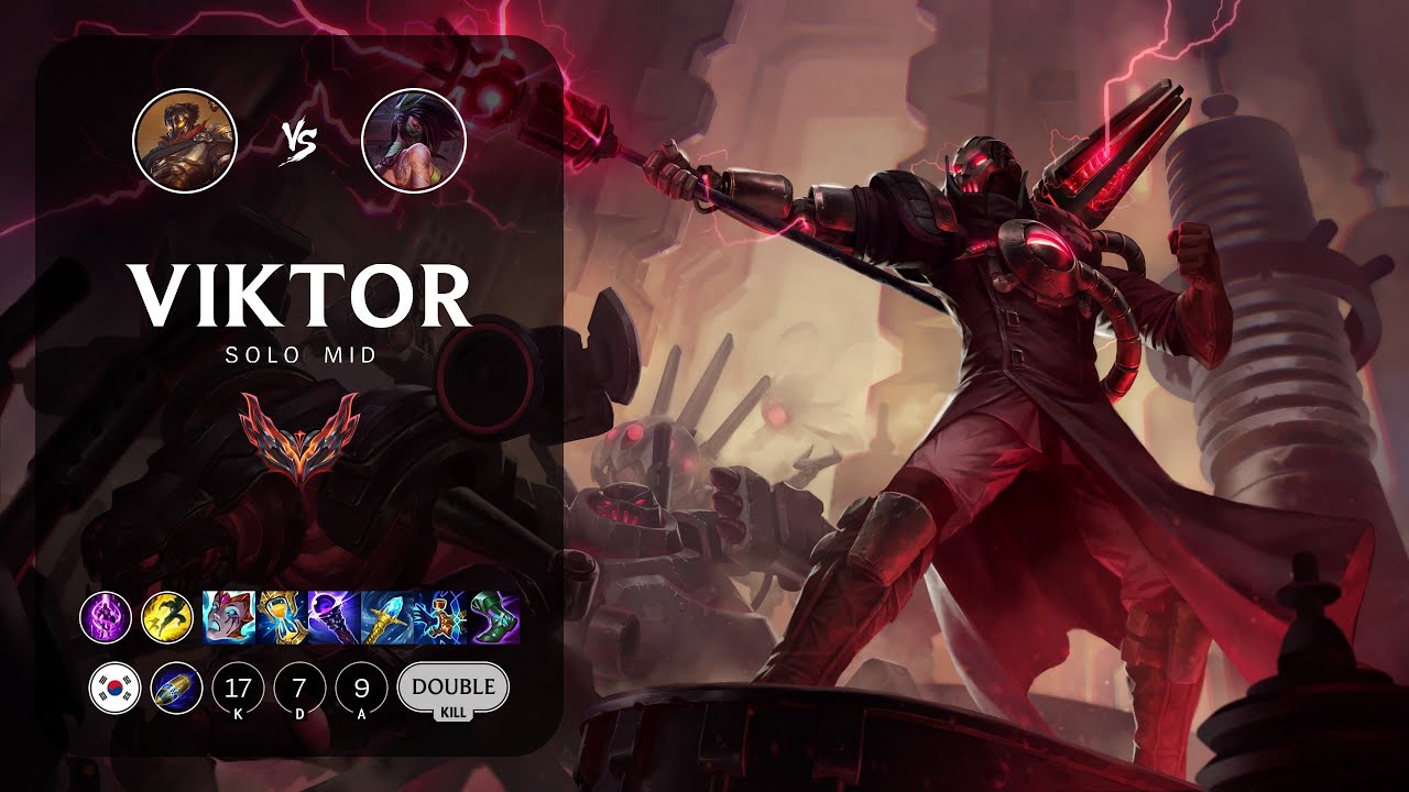 Viktor Mid vs Akali - KR Grandmaster Patch 13.16