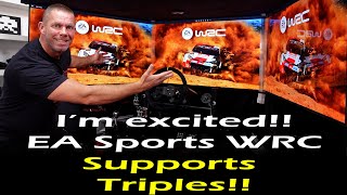 Im Excited! EA Sports WRC Supports Triples!