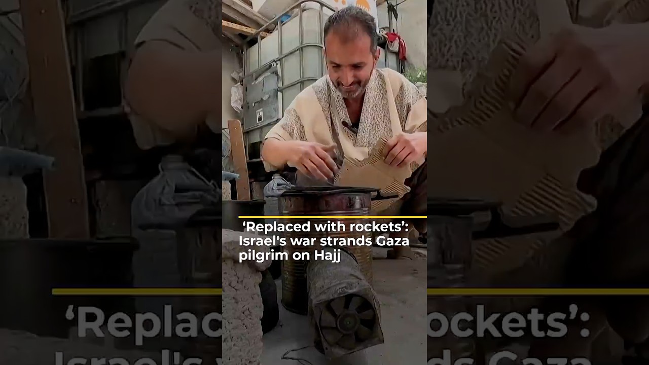 «استُبدلت بالصواريخ»: حرب إسرائيل تُعرقل رحلة حاج من غزة | #ajshorts