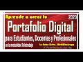 ✅ Crear un Portafolio Digital / Tus tareas Escolares de manera digital / Estudiantes y Docentes 2020