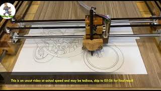 Amazing high speed DIY pen plotter powered part#2