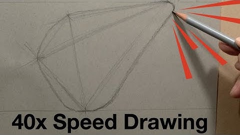 Timelapse: 40+ Hours of Drawing Practice - Use Triangles to Draw Accurate Shapes (Vitruvian Studio)