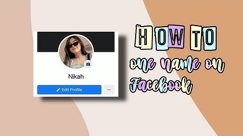 How to one name on fb |Grp Tuts