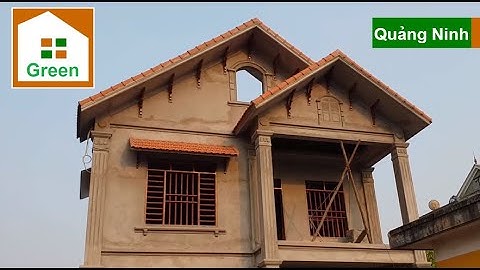 Nhà Đẹp | Mẫu Nhà 2 Tầng Mái Thái 5 Phòng Ngủ Kích Thước 8 m x 12 m