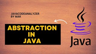 Abstraction in Java