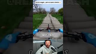 Parece magia… pero es pura ciencia sobre dos ruedas😱#shorts