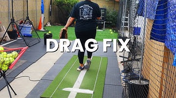 HOW TO FIX A BAD DRAG (SOFTBALL PITCHING DRILL FOR BEGINNER)