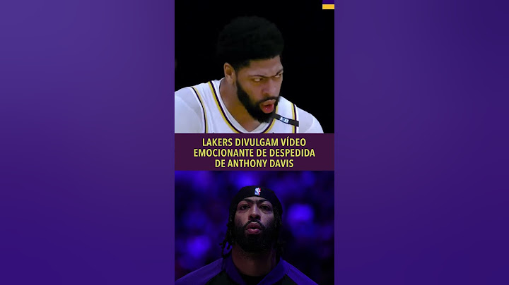 E os Lakers se despediram de Anthony Davis com esse vídeo emocionante!#shorts 🎥@lakers