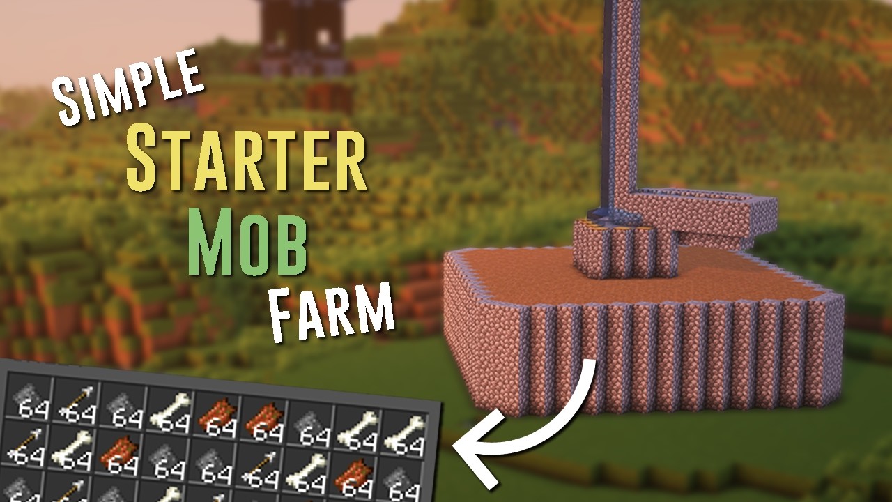 Minecraft Cheap & Simple Mob Farm | Java 1.14 - 26.1+ | By Shboop - YouTube