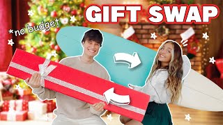 NO BUDGET Christmas Gift SWAP with my Best Friend! (present exchange) *i cried