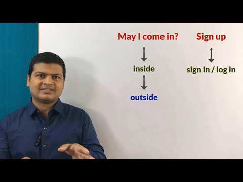 Sign up, sign in, sign ou, log in & lot out meaning | Difference between sign in & log in & meanings