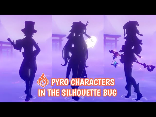 Pyro Characters in the Silhouette Bug class=