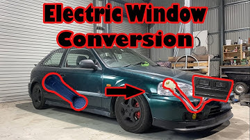 Electric Window Conversion