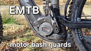 EMTB motor bash guards