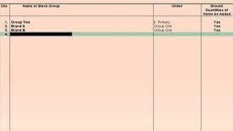 Create Stock Group in Tally Erp 9 || Stock Group Creation || Create Multiple Stock Group || Tally