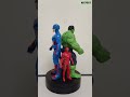 Avengers superheroes action figure #spiderman #hulk #captainamerica #ironman #shorts #marvel