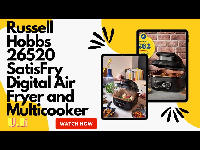 We Test Russell Hobbs' New 8.5L Satisfry Snappi Dual Basket Air Fryer