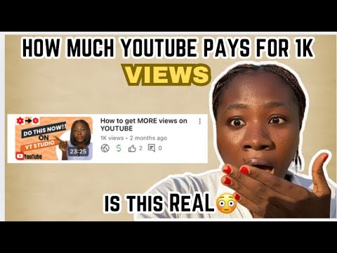 How much YOUTUBE pays for 1k views in 2025… Is this a joke! - YouTube