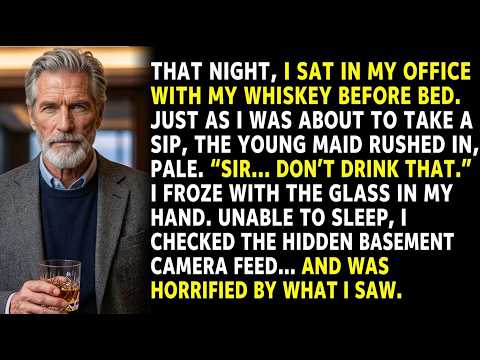 “Sir… Don't Drink That Whiskey,” The Maid Whispered—At 2 A.M., My Security Footage Explained Why